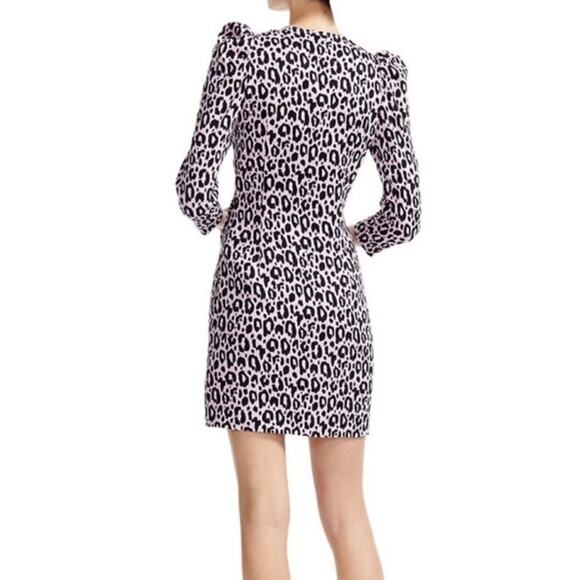 Maje Ripanta Leopard Print Dress Size 34 - Picture 3 of 7
